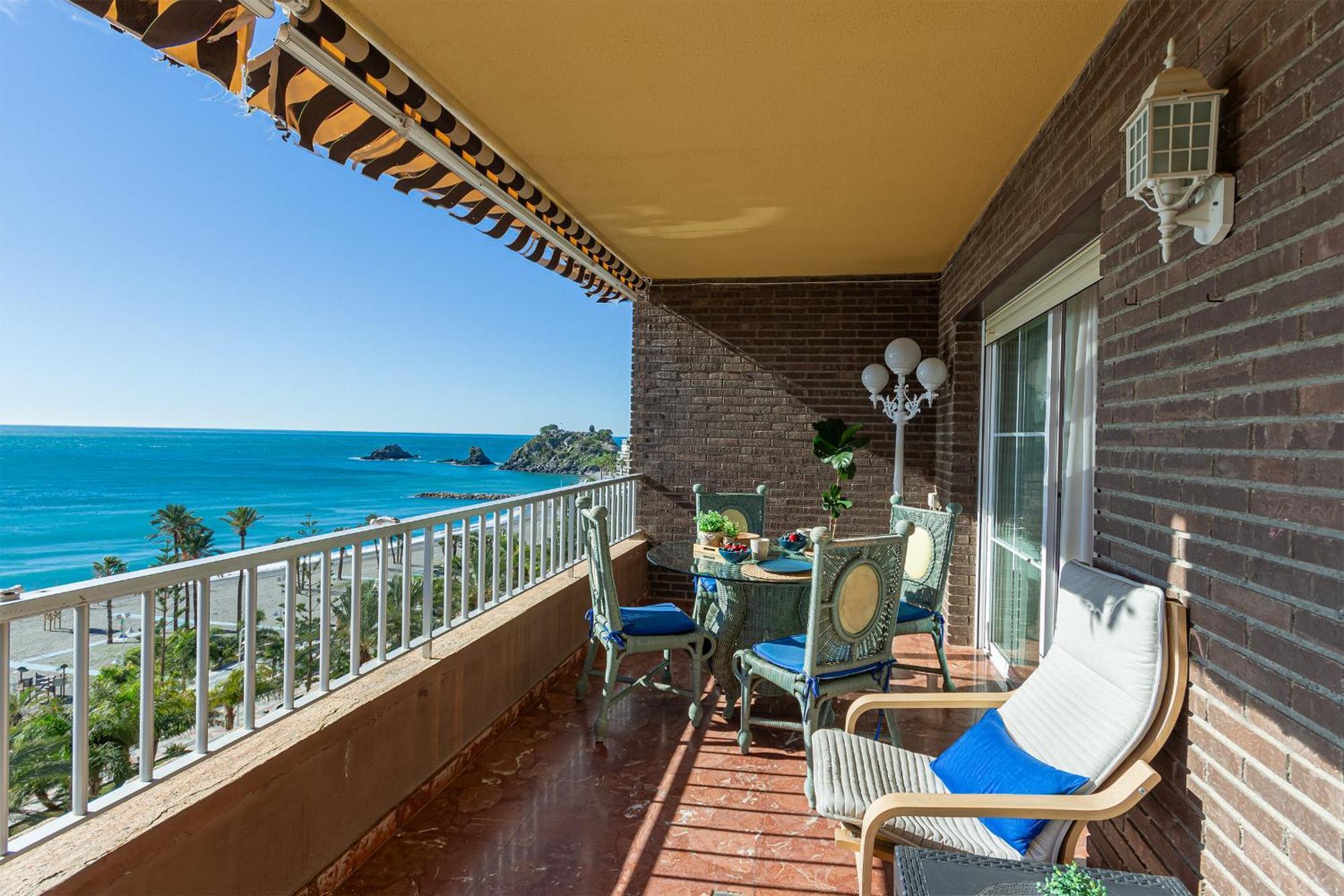 Casa Mare Apartamento En Primera Linea De Playa Альмуньєкар Екстер'єр фото